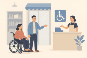 Esteettömyys liiketiloissa – laki, käytäntö ja asiakaskokemus