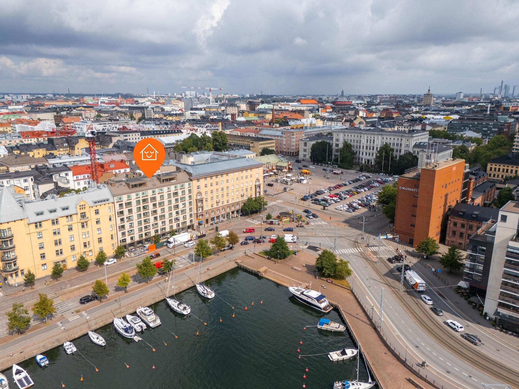 Hietalahdenranta 13 L 3, 00180 Helsinki (36,5 m2)