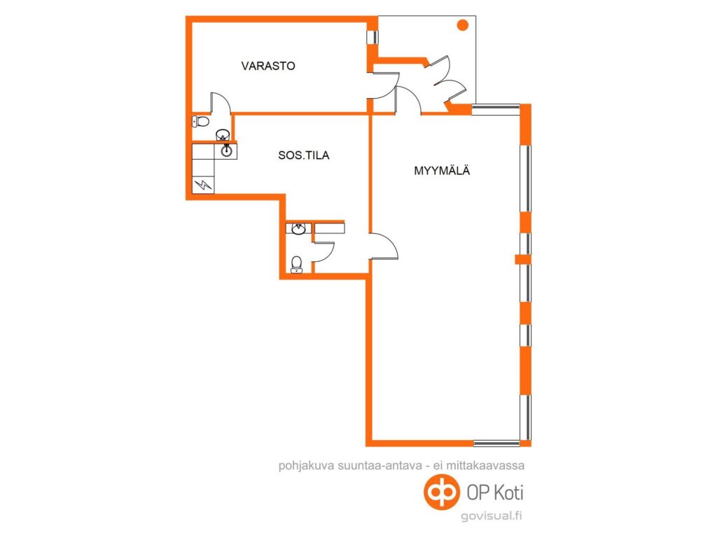 Kauppakaarre 1, 00700 Helsinki (145,5 m2) – pohjakuva