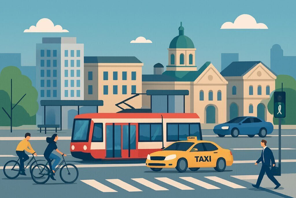 Kaupunkikeskustan liikennejärjestelyt ja saavutettavuus