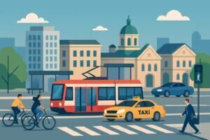 Kaupunkikeskustan liikennejärjestelyt ja saavutettavuus