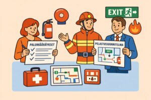 Liiketilan palomääräykset ja pelastussuunnitelma