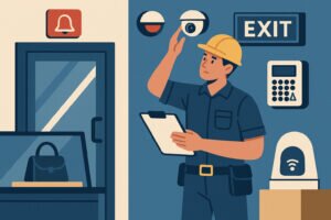 Liiketilan turvavarusteet ja hälytysjärjestelmät