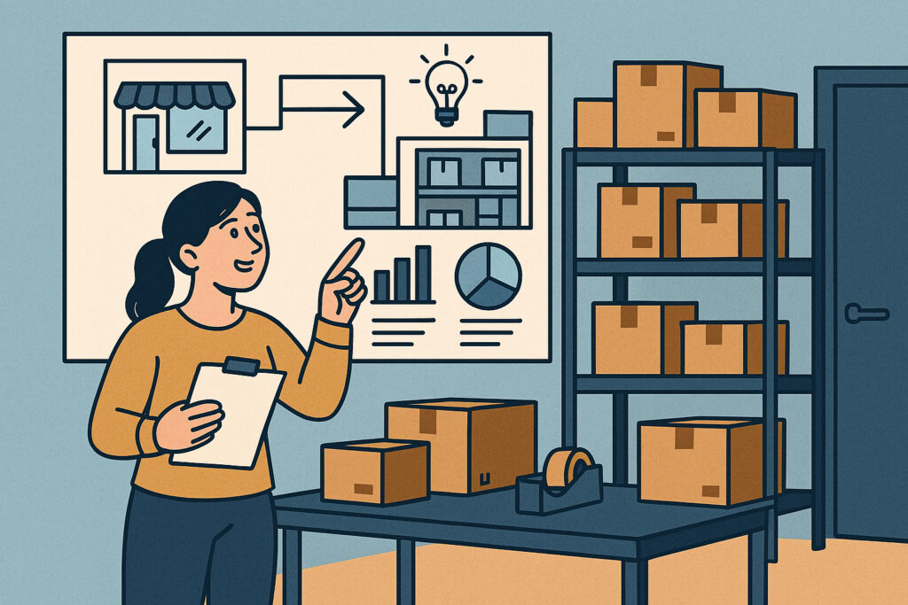 Miten hyödyntää liiketilan taustatilat ja varastot tehokkaammin?