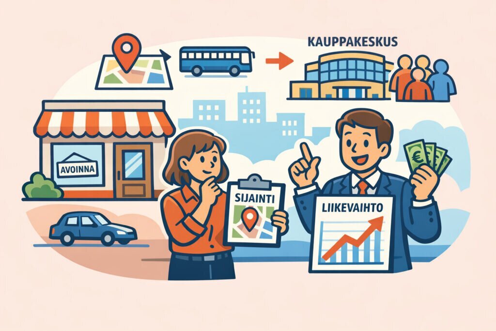 Miten liiketilan sijainti vaikuttaa yrityksen liikevaihtoon?