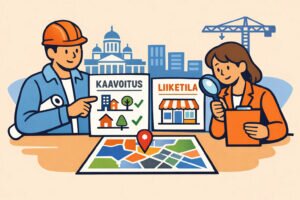 Miten selvittää liiketilan kaavoitustilanne Helsingissä?