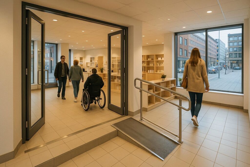 Miten varmistat liiketilan saavutettavuuden?