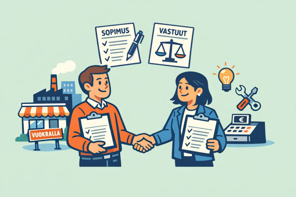 Miten vuokranantajan ja vuokralaisen vastuut jakautuvat?