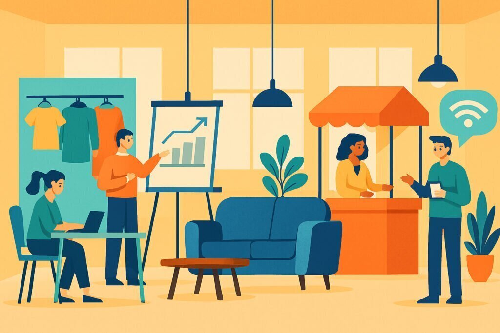 Näin hyödynnät liiketilasi monikäyttöisesti – 7 toimivaa ideaa