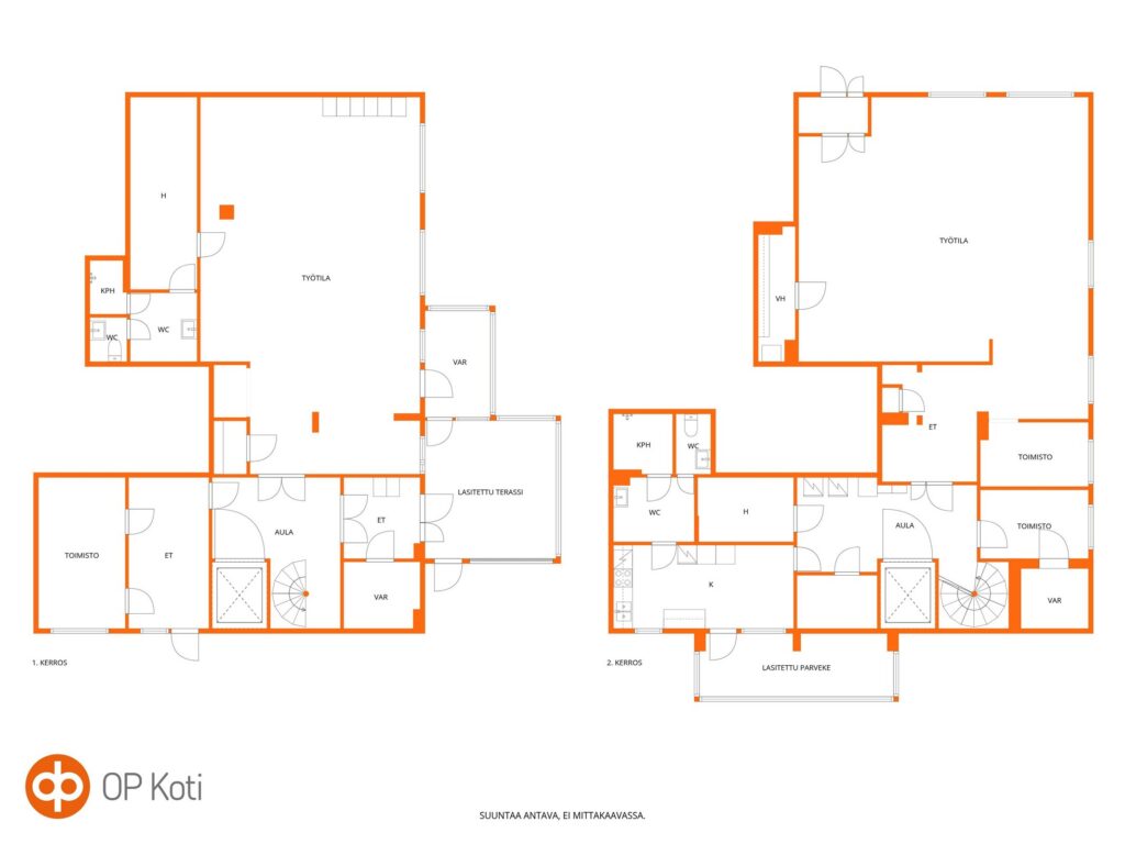 Ounasvaarankuja 1, 00970 Helsinki (325,5 m2) – pohjakuva