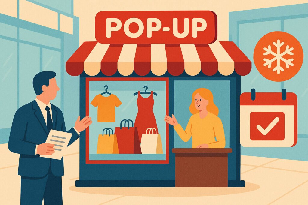 Tilapäismyymälät ja sesonkivuokraus – milloin kannattaa?